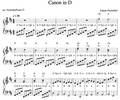 Pachelbel - Canon in D with Letter Names